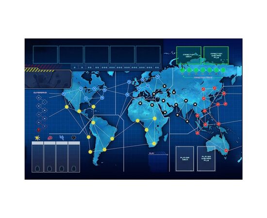 Настольная игра Z-Man Games Pandemic: Legacy - Season 1 (Red Version) (Пандемия Легаси Сезон 1 (красная коробка), Английский (681706711713), изображение 9 Настольная игра Z-Man Games Pandemic: Legacy - Season 1 (Red Version) (Пандемия Легаси Сезон 1 (красная коробка), Английский (681706711713), изображение 9