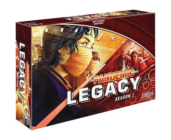 Настольная игра Z-Man Games Pandemic: Legacy - Season 1 (Red Version) (Пандемия Легаси Сезон 1 (красная коробка), Английский (681706711713)