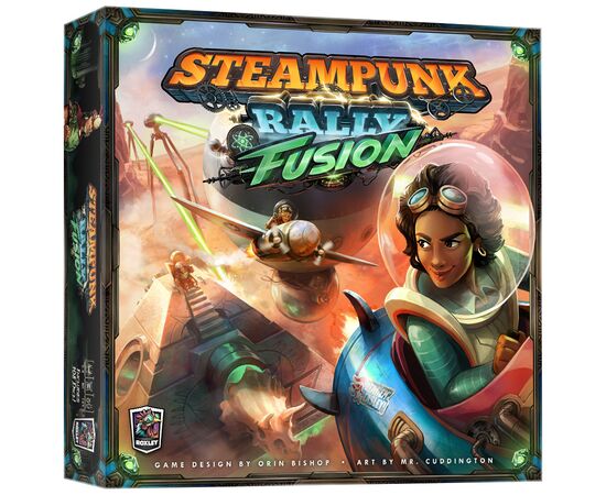 Настольная игра Roxley Game Laboratory Steampunk Rally Fusion (Стимпанк Ралли Распад, Английский) (9781988884066)