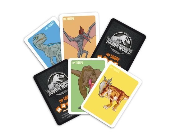 Настольная игра Winning Moves Jurassic World Top Trumps Match (WM02092-ML1-6), изображение 4 Настольная игра Winning Moves Jurassic World Top Trumps Match (WM02092-ML1-6), изображение 4