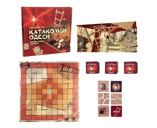 Настольная игра Strateg Катакомбы Одессы, украинский язык (30285), изображение 2