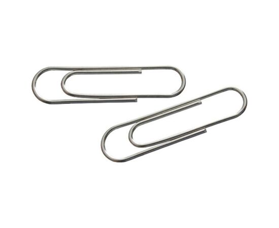Скріпки канцелярські Axent rounded, nickel-plated, 78 мм, 50 шт. (4103-А)