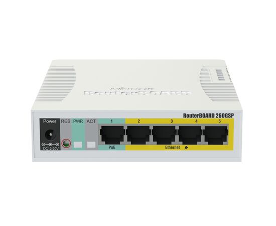 Комутатор мережевий Mikrotik CSS106-1G-4P-1S_бн