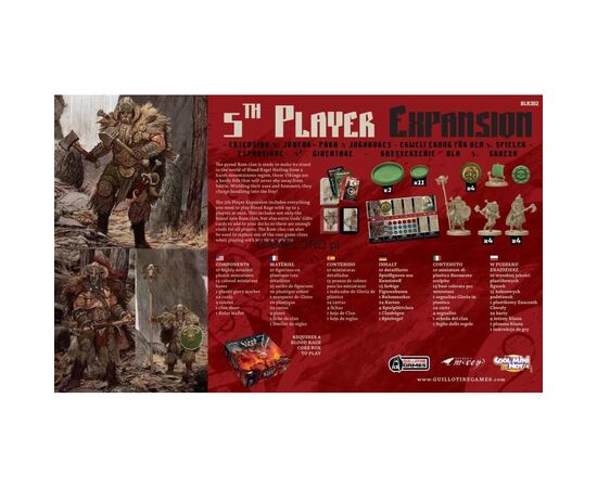 Настольная игра CMON Limited Blood Rage: 5th Player Expansion (Кровь и Ярость) (889696002808), изображение 5 Настольная игра CMON Limited Blood Rage: 5th Player Expansion (Кровь и Ярость) (889696002808), изображение 5