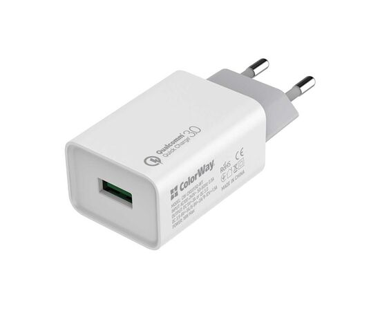 Зарядное устройство ColorWay Qi FC (10W) LED bedside lamp + charger 1USB QC3.0 (18W) (CW-CHW20Q-WT-CHS013Q), изображение 2 Зарядное устройство ColorWay Qi FC (10W) LED bedside lamp + charger 1USB QC3.0 (18W) (CW-CHW20Q-WT-CHS013Q), изображение 2