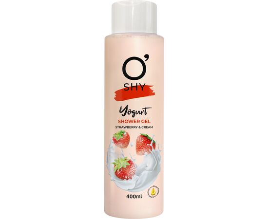 Гель для душа O'Shy Yogurt Strawberry & Cream 400 мл (4820263230671)