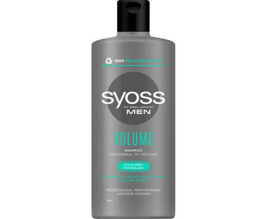 Шампунь Syoss Men Volume для нормального та тонкого волосся 440 мл (9000101277456)