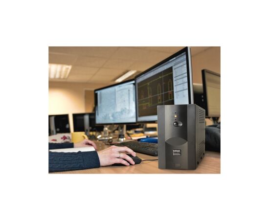 Источник бесперебойного питания EnerGenie UPS-PC-1202AP 1200VA (UPS-PC-1202AP), изображение 4 Источник бесперебойного питания EnerGenie UPS-PC-1202AP 1200VA (UPS-PC-1202AP), изображение 4