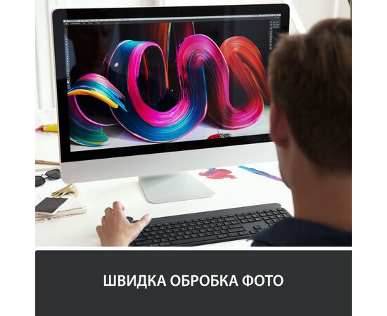 Клавиатура Logitech Craft Wireless UA (920-008504), изображение 2 Клавиатура Logitech Craft Wireless UA (920-008504), изображение 2