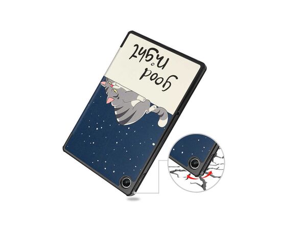 Чохол до планшета BeCover Smart Case Lenovo Tab M10 Plus TB-125F (3rd Gen) 10.61" Good Night (708309), зображення 5 Чохол до планшета BeCover Smart Case Lenovo Tab M10 Plus TB-125F (3rd Gen) 10.61" Good Night (708309), зображення 5