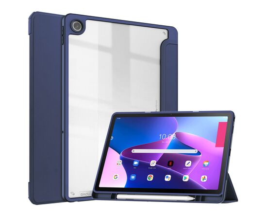 Чехол для планшета BeCover Soft Edge PM Lenovo Tab M10 Plus TB-125F (3rd Gen)/K10 Pro TB-226 10.61" Deep Blue (708367), изображение 2 Чехол для планшета BeCover Soft Edge PM Lenovo Tab M10 Plus TB-125F (3rd Gen)/K10 Pro TB-226 10.61" Deep Blue (708367), изображение 2
