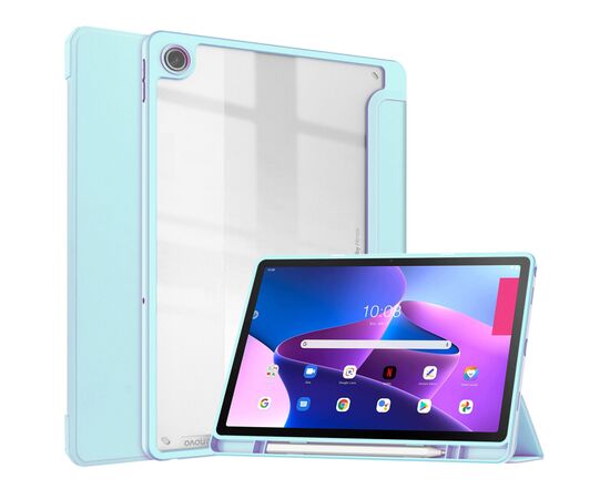 Чехол для планшета BeCover Soft Edge Pencil Mount Lenovo Tab M10 Plus TB-125F (3rd Gen) 10.61" Light Blue (708370), изображение 2 Чехол для планшета BeCover Soft Edge Pencil Mount Lenovo Tab M10 Plus TB-125F (3rd Gen) 10.61" Light Blue (708370), изображение 2