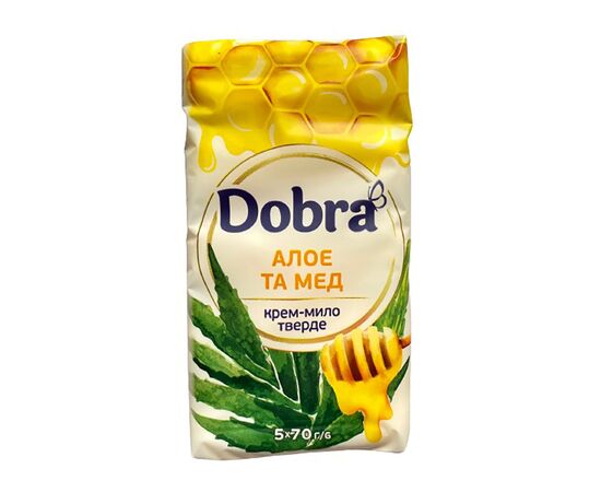Тверде мило Dobra Алое та мед 5 х 70 г (4820195509180)