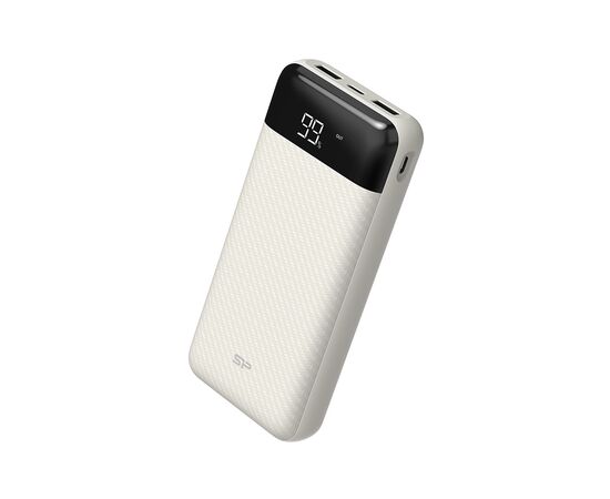 Батарея универсальная Silicon Power GS28 20000mAh, Input 5V/2A(Micro-USB/Type-C), Output 2*USB-A, White (SP20KMAPBKGS280W), изображение 2 Батарея универсальная Silicon Power GS28 20000mAh, Input 5V/2A(Micro-USB/Type-C), Output 2*USB-A, White (SP20KMAPBKGS280W), изображение 2