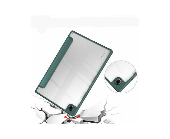 Чехол для планшета BeCover Soft Edge Samsung Galaxy Tab A8 10.5 (2021) SM-X200 / SM-X205 Dark Green (708358), изображение 4 Чехол для планшета BeCover Soft Edge Samsung Galaxy Tab A8 10.5 (2021) SM-X200 / SM-X205 Dark Green (708358), изображение 4