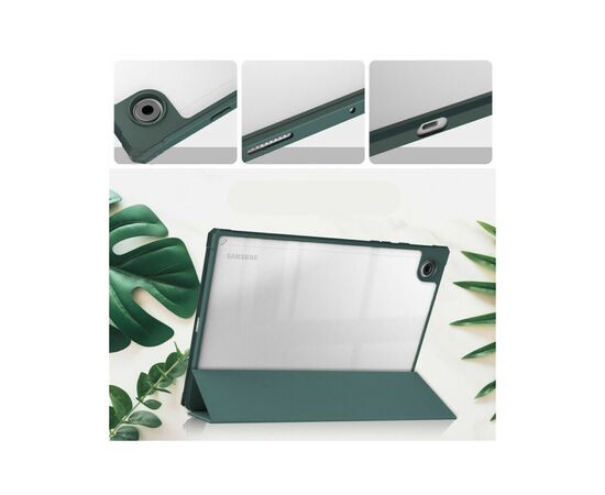 Чехол для планшета BeCover Soft Edge Samsung Galaxy Tab A8 10.5 (2021) SM-X200 / SM-X205 Dark Green (708358), изображение 5 Чехол для планшета BeCover Soft Edge Samsung Galaxy Tab A8 10.5 (2021) SM-X200 / SM-X205 Dark Green (708358), изображение 5