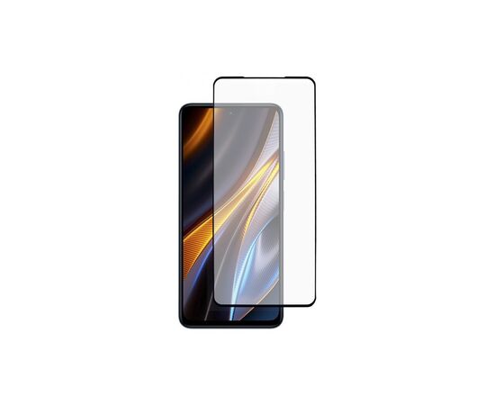 Скло захисне Dengos Full Glue Poco X4 Pro 5G black frame (TGFG-241), зображення 2 Скло захисне Dengos Full Glue Poco X4 Pro 5G black frame (TGFG-241), зображення 2