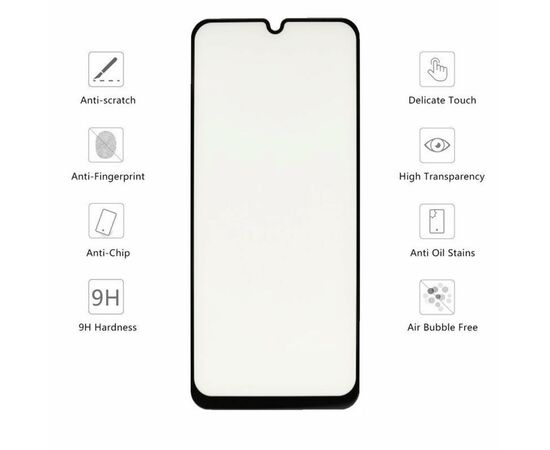 Скло захисне Drobak для Samsung Galaxy A50s (Black) (441624), зображення 3 Скло захисне Drobak для Samsung Galaxy A50s (Black) (441624), зображення 3