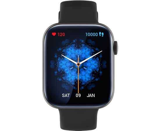 Смарт-часы Globex Smart Watch Atlas (black), изображение 2 Смарт-часы Globex Smart Watch Atlas (black), изображение 2