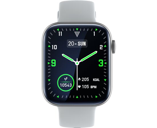 Смарт-часы Globex Smart Watch Atlas (grey), изображение 2 Смарт-часы Globex Smart Watch Atlas (grey), изображение 2