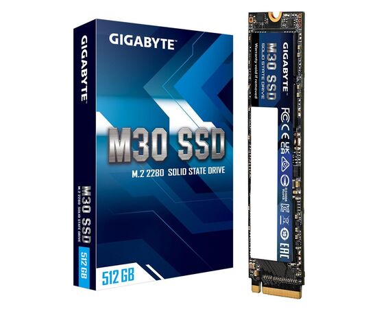 Накопитель SSD M.2 2280 512GB GIGABYTE (GP-GM30512G-G)