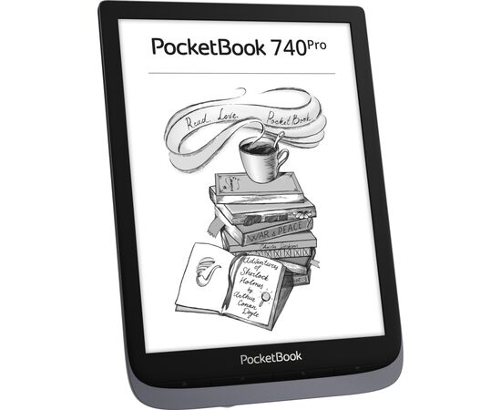 Электронная книга Pocketbook 740 Pro, Metallic Grey (PB740-2-J-WW), изображение 2 Электронная книга Pocketbook 740 Pro, Metallic Grey (PB740-2-J-WW), изображение 2