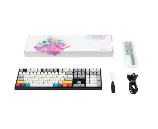 Клавиатура Varmilo VEA108 CMYK Cherry Mx Brown Multicolor (A26A024A2A1A06A007), изображение 11 Клавиатура Varmilo VEA108 CMYK Cherry Mx Brown Multicolor (A26A024A2A1A06A007), изображение 11