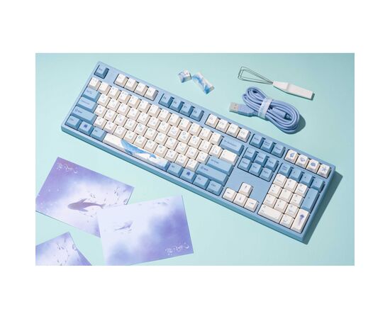 Клавиатура Varmilo VEA108 Sea Melody Cherry Mx Silent Red Multicolor (A26A038A6A1A06A033), изображение 3 Клавиатура Varmilo VEA108 Sea Melody Cherry Mx Silent Red Multicolor (A26A038A6A1A06A033), изображение 3