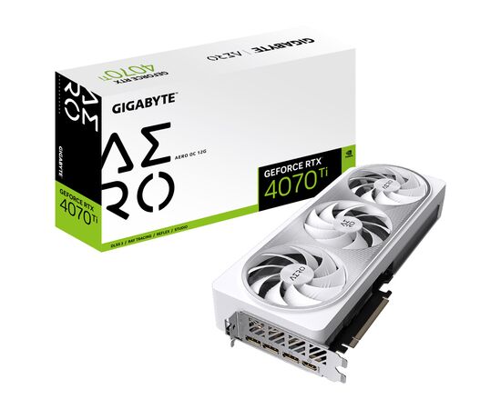 Видеокарта GIGABYTE GeForce RTX4070Ti 12Gb AERO OC (GV-N407TAERO OC-12GD), изображение 8 Видеокарта GIGABYTE GeForce RTX4070Ti 12Gb AERO OC (GV-N407TAERO OC-12GD), изображение 8
