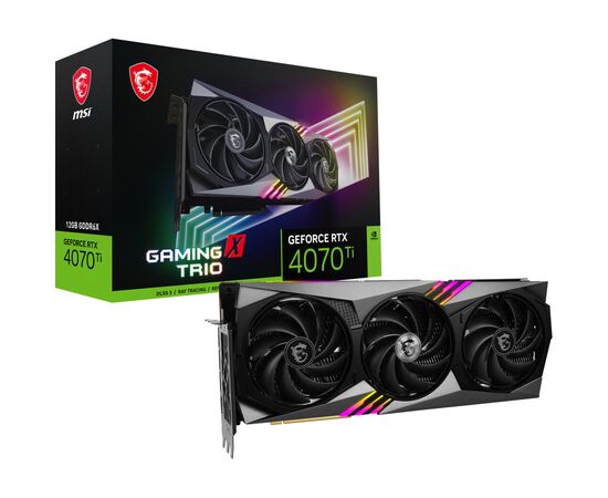 Видеокарта MSI GeForce RTX4070Ti 12Gb GAMING X TRIO (RTX 4070 Ti GAMING X TRIO 12G), изображение 11 Видеокарта MSI GeForce RTX4070Ti 12Gb GAMING X TRIO (RTX 4070 Ti GAMING X TRIO 12G), изображение 11