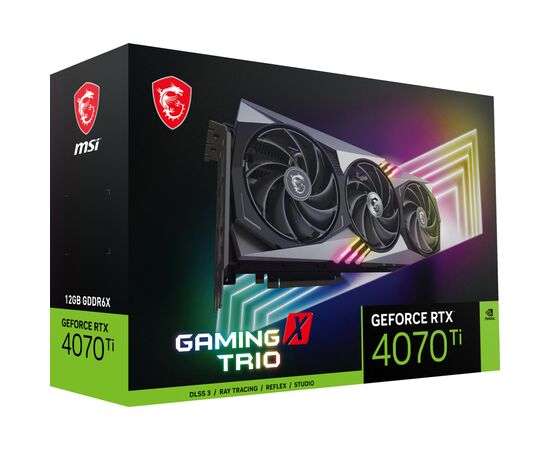Видеокарта MSI GeForce RTX4070Ti 12Gb GAMING X TRIO (RTX 4070 Ti GAMING X TRIO 12G), изображение 12 Видеокарта MSI GeForce RTX4070Ti 12Gb GAMING X TRIO (RTX 4070 Ti GAMING X TRIO 12G), изображение 12