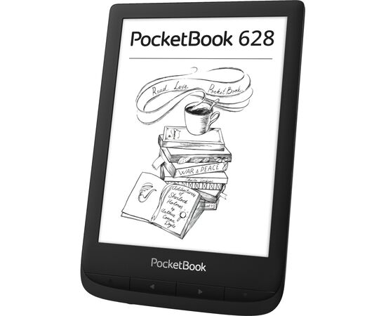 Электронная книга Pocketbook 628 Touch Lux5 Ink Black (PB628-P-WW), изображение 3 Электронная книга Pocketbook 628 Touch Lux5 Ink Black (PB628-P-WW), изображение 3