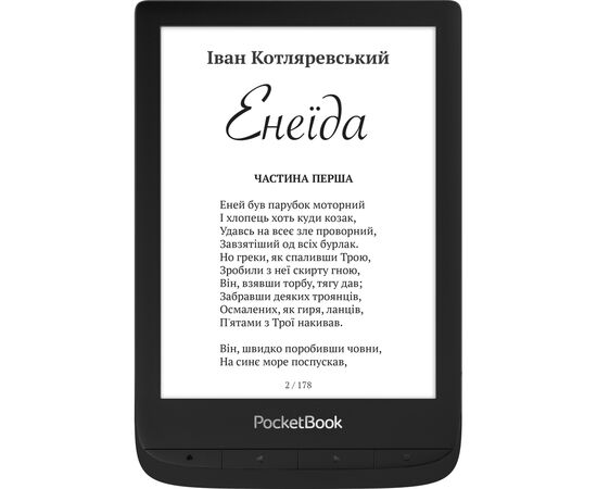 Электронная книга Pocketbook 628 Touch Lux5 Ink Black (PB628-P-WW), изображение 7 Электронная книга Pocketbook 628 Touch Lux5 Ink Black (PB628-P-WW), изображение 7
