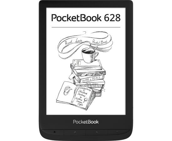 Електронна книга Pocketbook 628 Touch Lux5 Ink Black (PB628-P-WW)