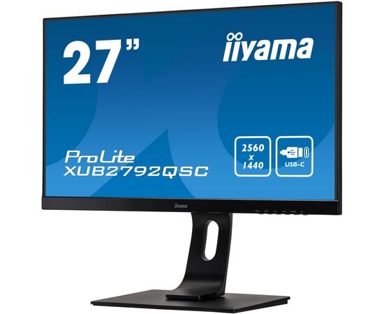 Монітор iiyama XUB2792QSC-B1, зображення 3 Монітор iiyama XUB2792QSC-B1, зображення 3