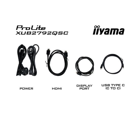 Монітор iiyama XUB2792QSC-B1, зображення 9 Монітор iiyama XUB2792QSC-B1, зображення 9