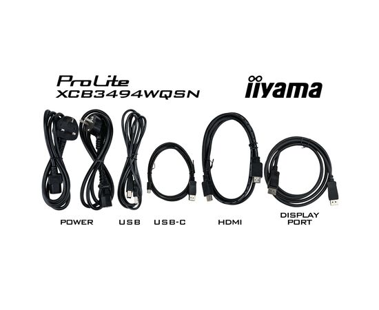 Монітор iiyama XCB3494WQSN-B1, зображення 6 Монітор iiyama XCB3494WQSN-B1, зображення 6