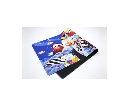 Коврик для мышки Varmilo Lovebirds Blue Desk Mat XL (ZDB032-01), изображение 3 Коврик для мышки Varmilo Lovebirds Blue Desk Mat XL (ZDB032-01), изображение 3