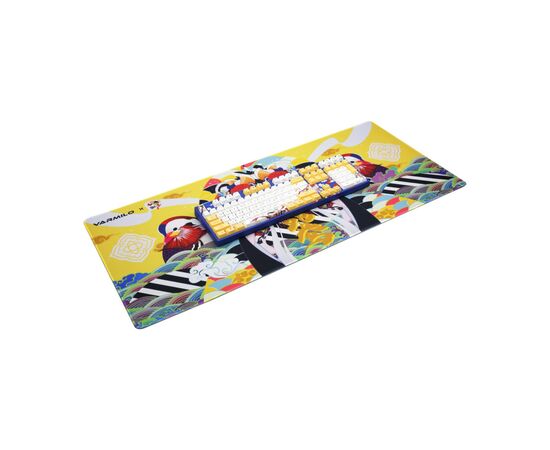 Коврик для мышки Varmilo Lovebirds Gold Desk Mat XL (ZDB031-01), изображение 2 Коврик для мышки Varmilo Lovebirds Gold Desk Mat XL (ZDB031-01), изображение 2