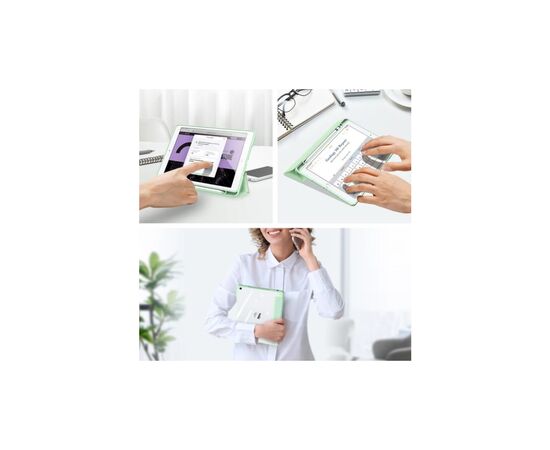 Чехол для планшета BeCover Soft Edge Lenovo Tab M10 Plus TB-125F (3rd Gen)/K10 Pro TB-226 10.61" Green (708333), изображение 3 Чехол для планшета BeCover Soft Edge Lenovo Tab M10 Plus TB-125F (3rd Gen)/K10 Pro TB-226 10.61" Green (708333), изображение 3