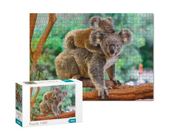 Пазл DoDo Маленькая коала с мамой, 1000 элементов (301183), изображение 5 Пазл DoDo Маленькая коала с мамой, 1000 элементов (301183), изображение 5