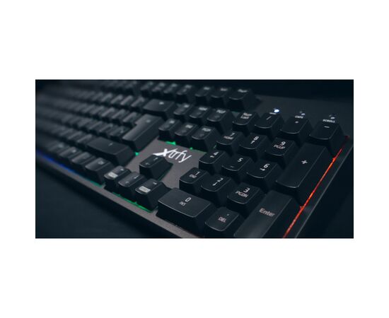 Клавиатура Xtrfy K3 Semi Mech RGB UA Black (XG-K3-RGB-UKR), изображение 2 Клавиатура Xtrfy K3 Semi Mech RGB UA Black (XG-K3-RGB-UKR), изображение 2