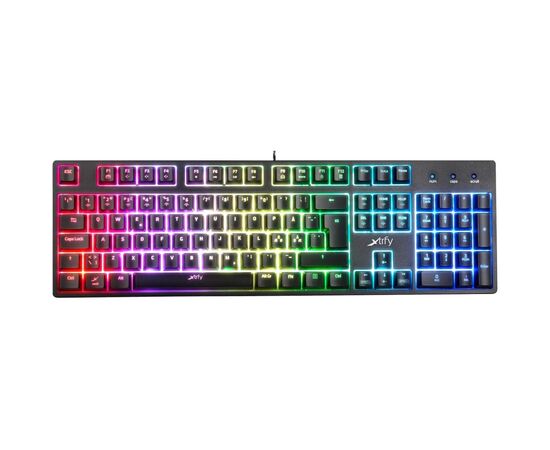 Клавиатура Xtrfy K3 Semi Mech RGB UA Black (XG-K3-RGB-UKR)