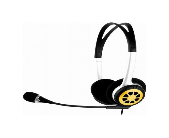 Наушники Microlab K250Y Black-Yellow (K250Y), изображение 4 Наушники Microlab K250Y Black-Yellow (K250Y), изображение 4