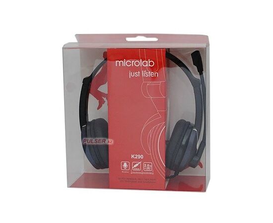 Наушники Microlab K290B Black (K290B), изображение 4 Наушники Microlab K290B Black (K290B), изображение 4
