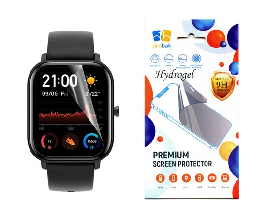 Плівка захисна Drobak Hydrogel Amazfit GTS 3 (2 шт) (313173) (313173)