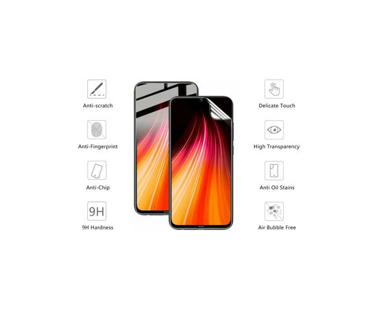 Плівка захисна Drobak Hydrogel Xiaomi Redmi Note 8 2021 (606003) (606003), зображення 2 Плівка захисна Drobak Hydrogel Xiaomi Redmi Note 8 2021 (606003) (606003), зображення 2