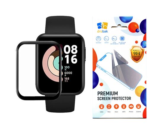 Стекло защитное Drobak OPPO Watch Free Black Frame A+ (313178)