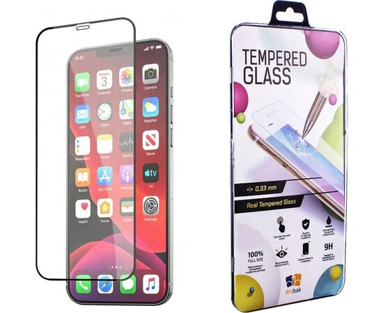 Скло захисне Drobak Apple iPhone 13 Pro Max Frame A+ (606055)