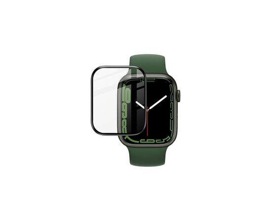 Стекло защитное Drobak Apple Watch Series 8 41mm Black Frame A+ (323206)